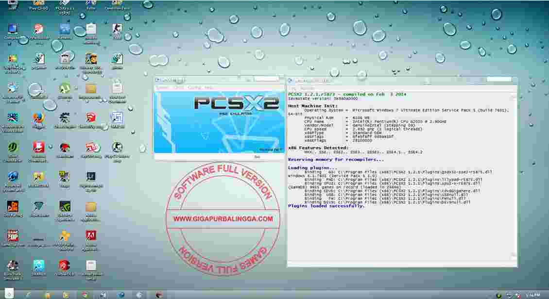pcsx2 emulator freezes on loading bar